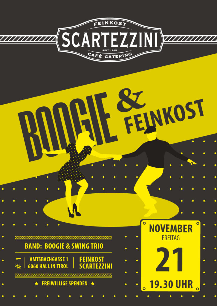 Scartezzini Boogie & Feinkost Flyer